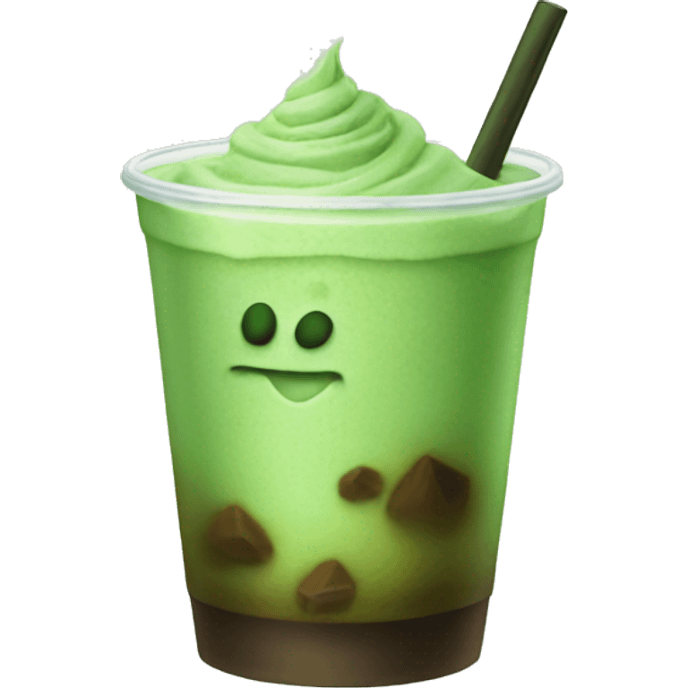 Ice matcha  emoji