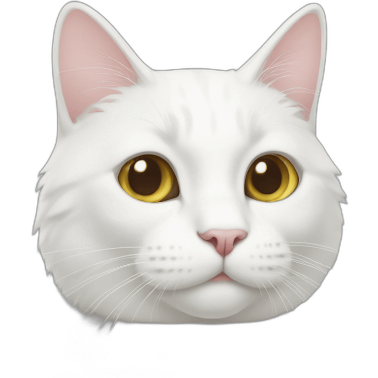 white cat emoji