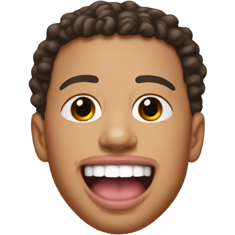 Patrick Mahomes sticking his tongue out emoji