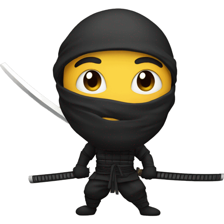 ninja with katana emoji