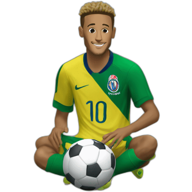 Neymar sur tortue emoji