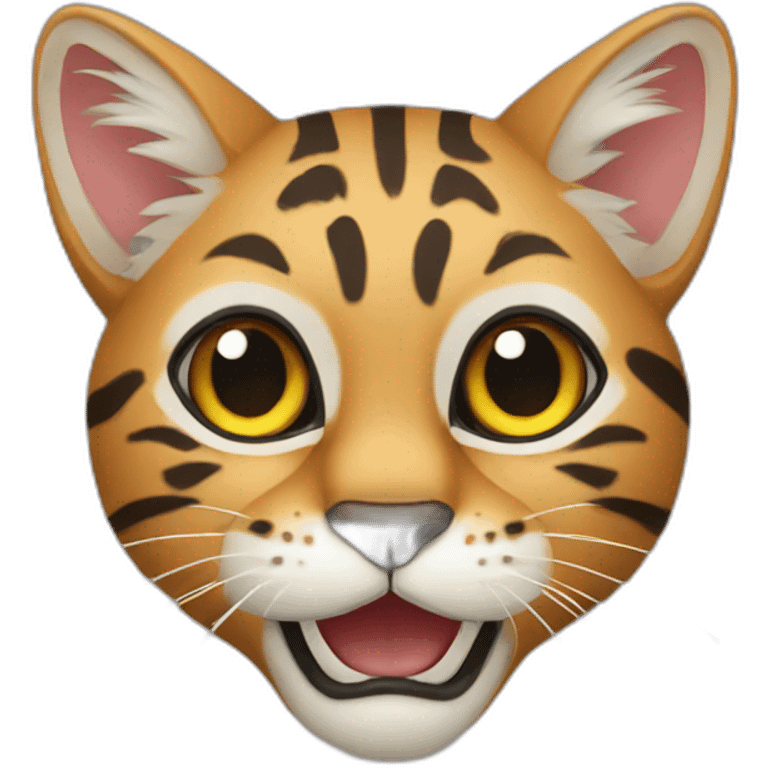 Wild cat emoji