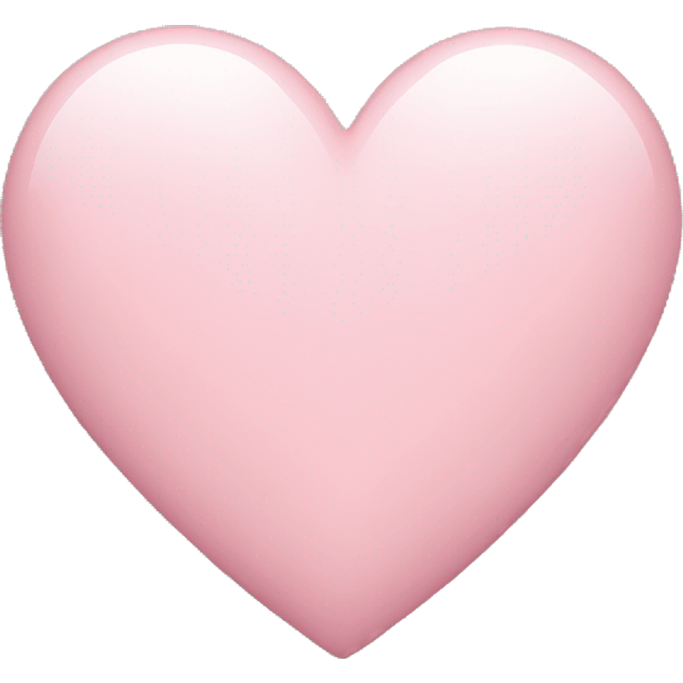 Light pink heart emoji