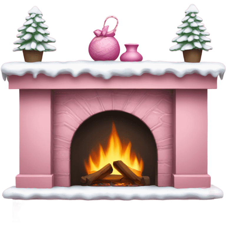 Winter Pink FirePlace emoji