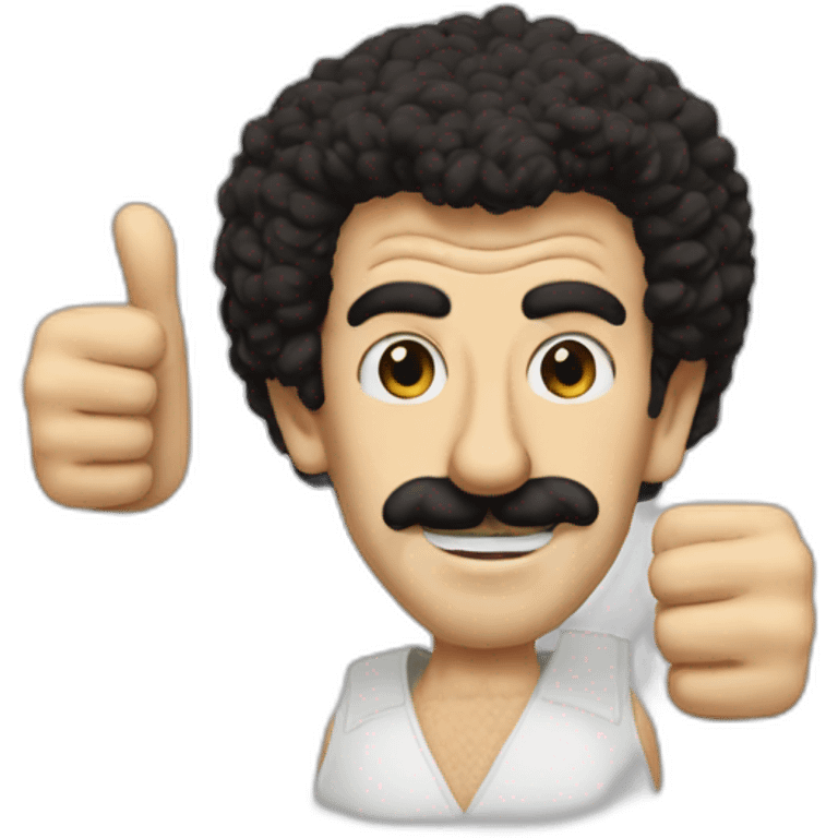 Borat double thumbs up emoji