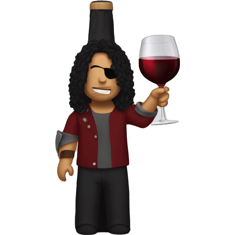 Wine with slash  emoji