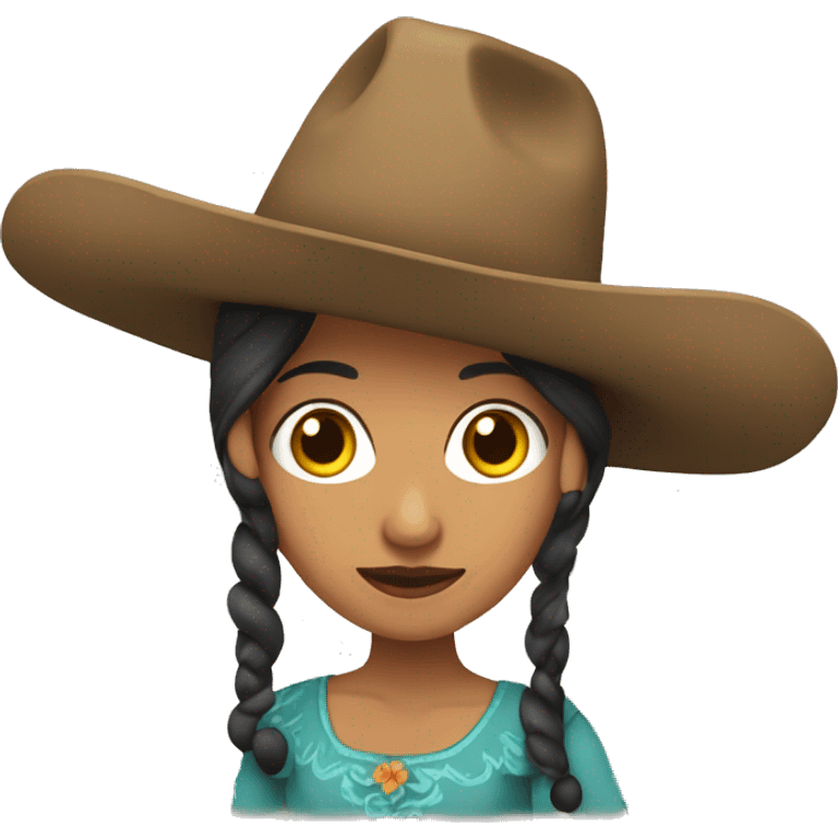 Vaquera morenita  emoji