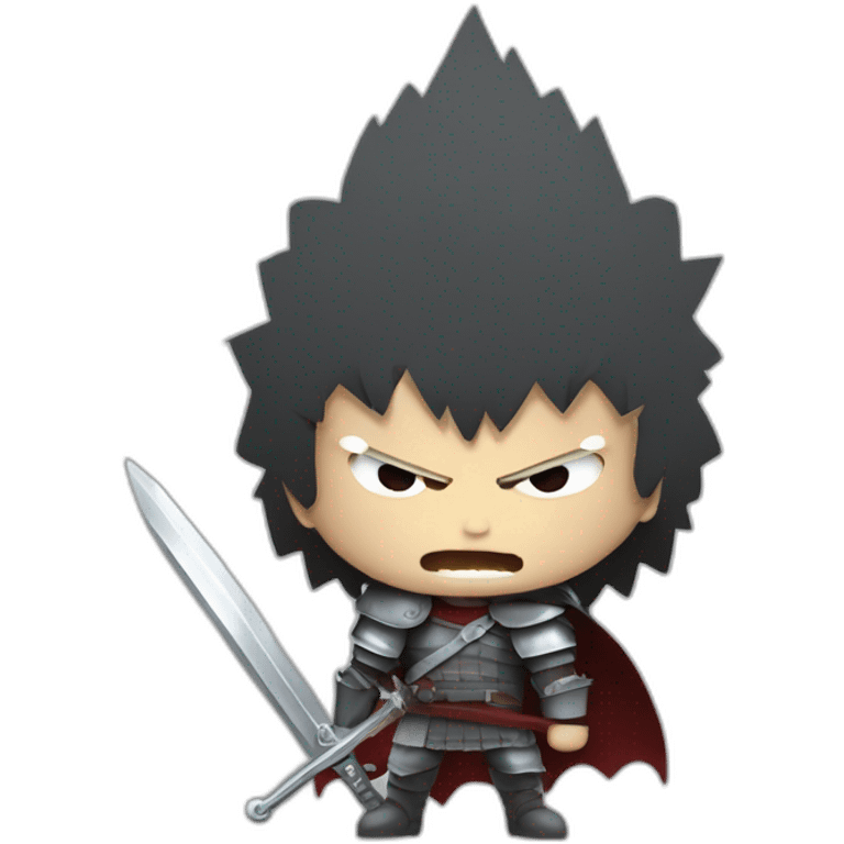 angry berserk guts with large sword emoji