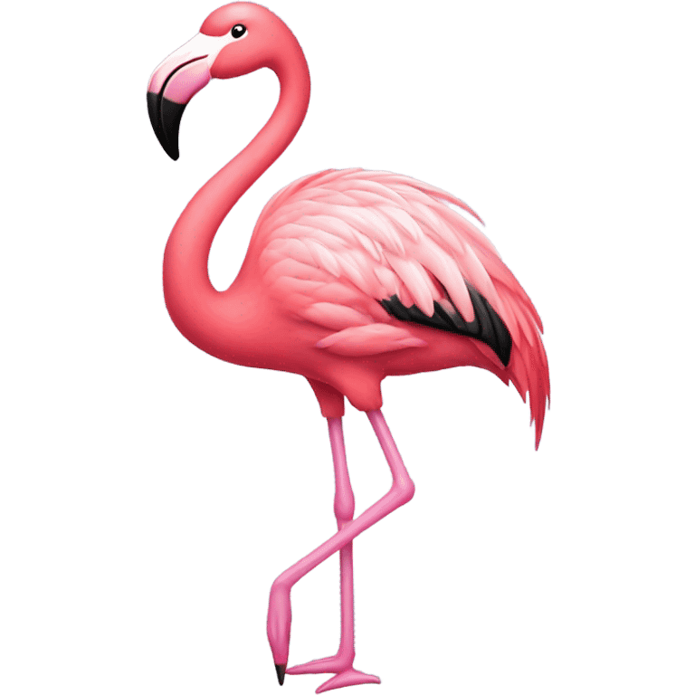 Chic flamingo emoji