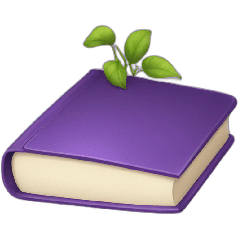 purple book emoji