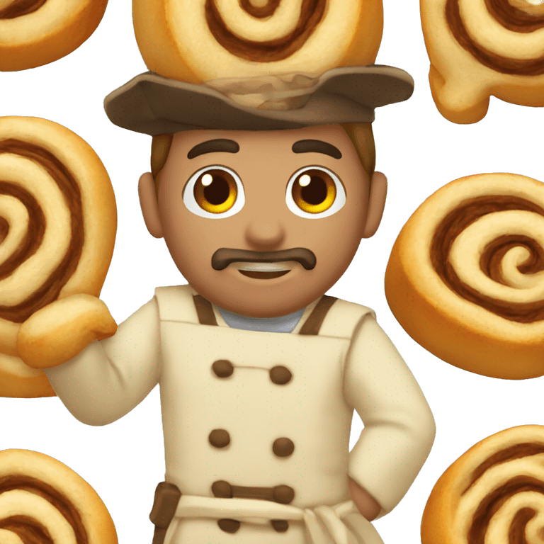 one cinnabon emoji