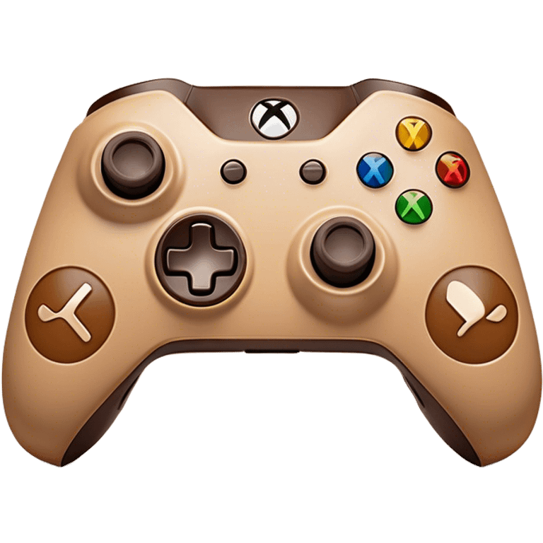 Clash of Clans aesthetic: Cinematic Playful Xbox Wireless Controller Portrait Emoji, rendered in a 3D vector-style similar to standard emojis with minimal shading and bold, simplified shapes. A compact, distinct form with signature details, softly glowing with a modern gaming energy charm. Simplified yet unmistakably iconic, highly detailed and consistent, glowing with a soft radiance and high shine. Stylized with a touch of next-gen innovation and a soft glowing outline, capturing the essence of a beloved gaming relic with a friendly, playful manner! emoji