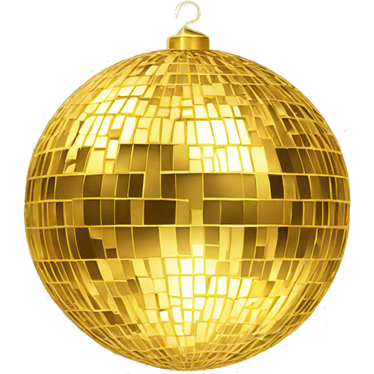 golden disco ball emoji