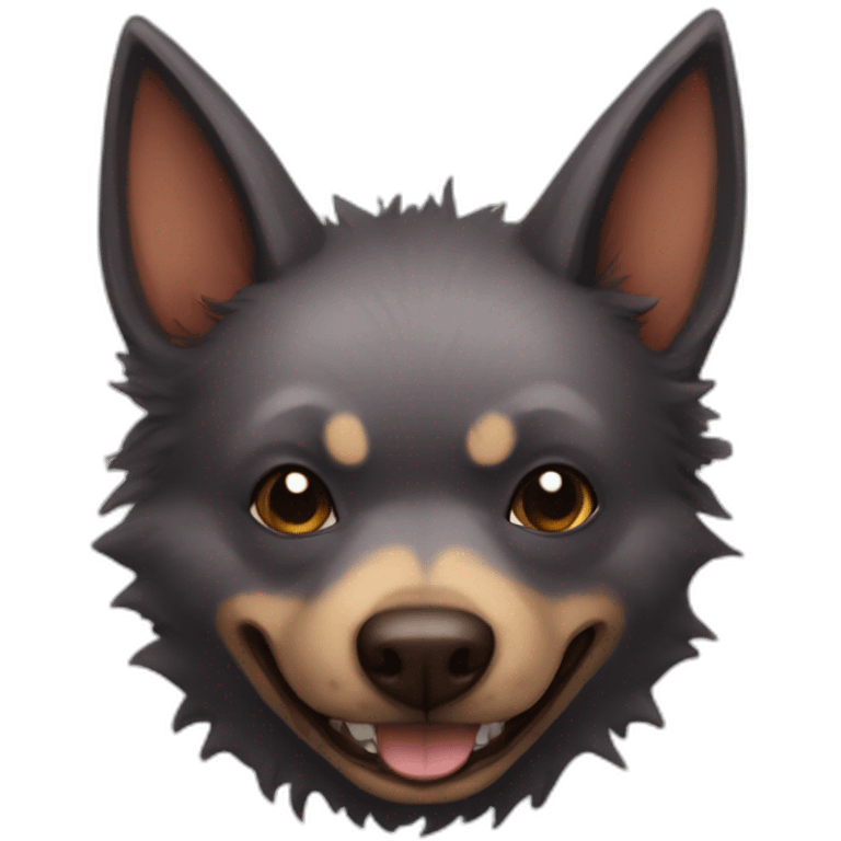 bat canine emoji