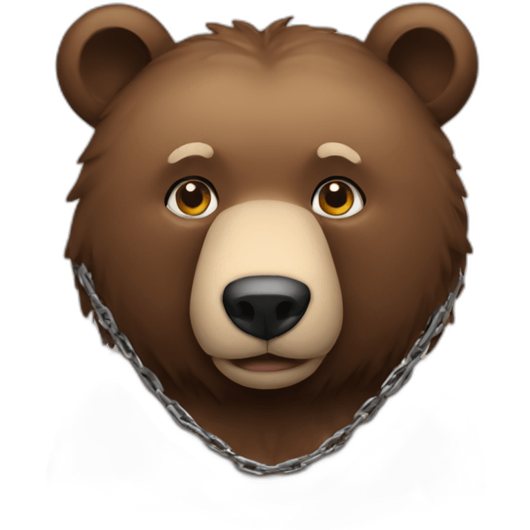 bear-chain emoji