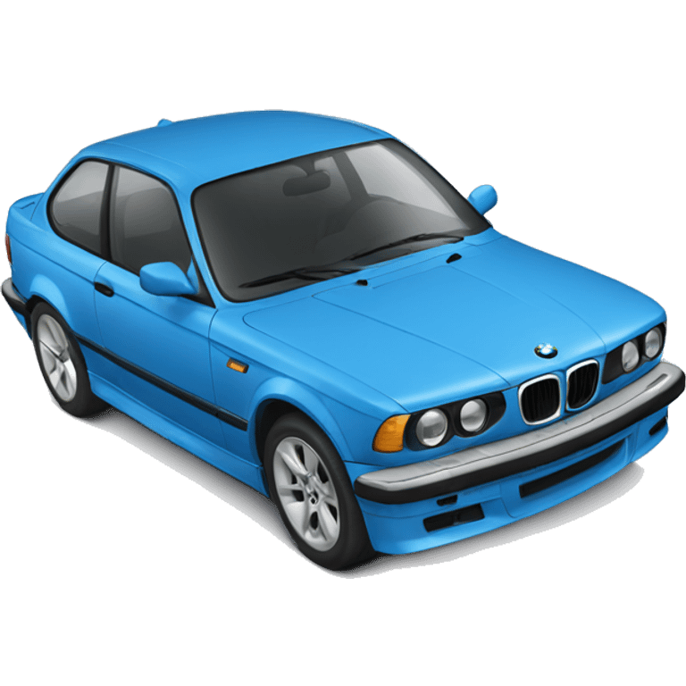 Blue bmw car emoji