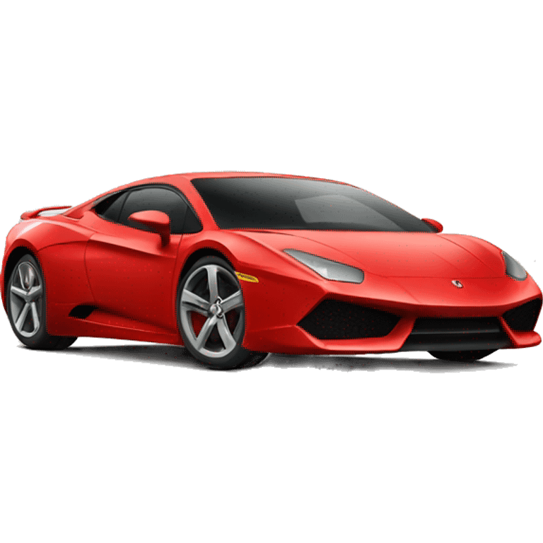 Red sport car emoji