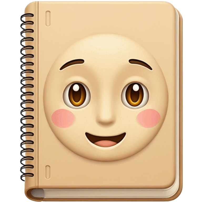 Beige workbook emoji