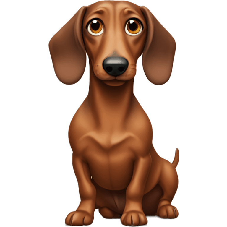 wiener dog  emoji