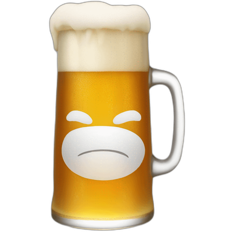 Trump drink beer emoji