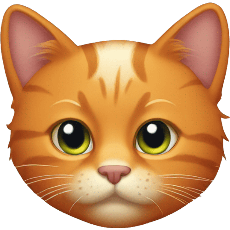 orange cat with winter scar emoji