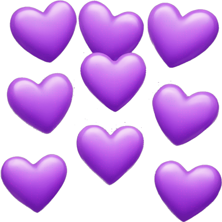 Purple heart cured emoji