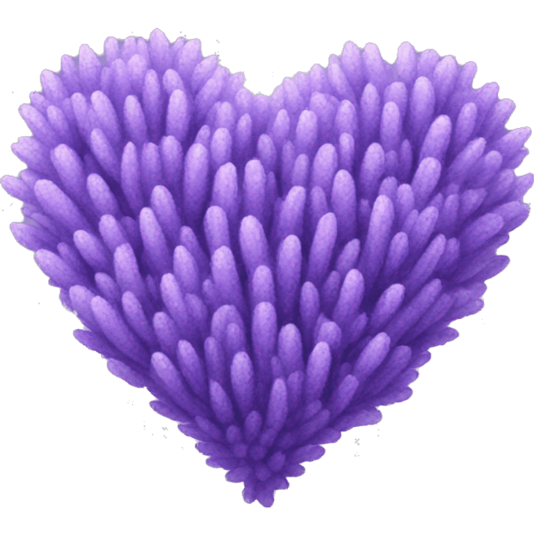 lavender coloured heart emoji