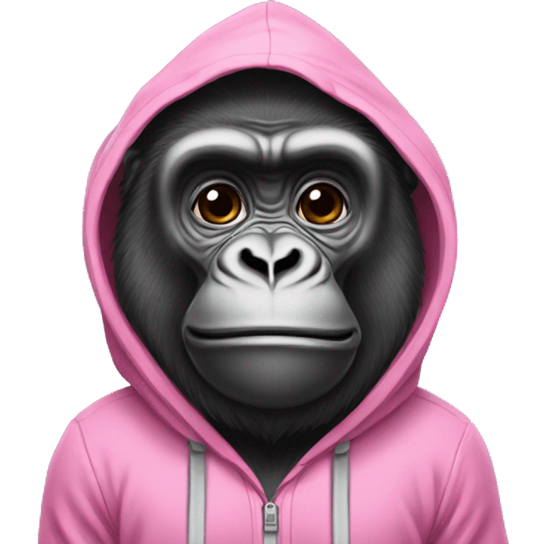 Gorilla Wearing A Pink Onesie emoji