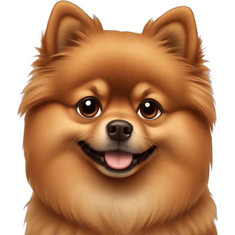 Brown Pomeranian  emoji