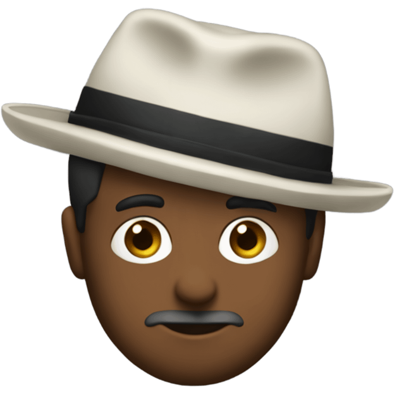 Hombre con antifaz negro gorro negro y polera a rayas como un ladron emoji