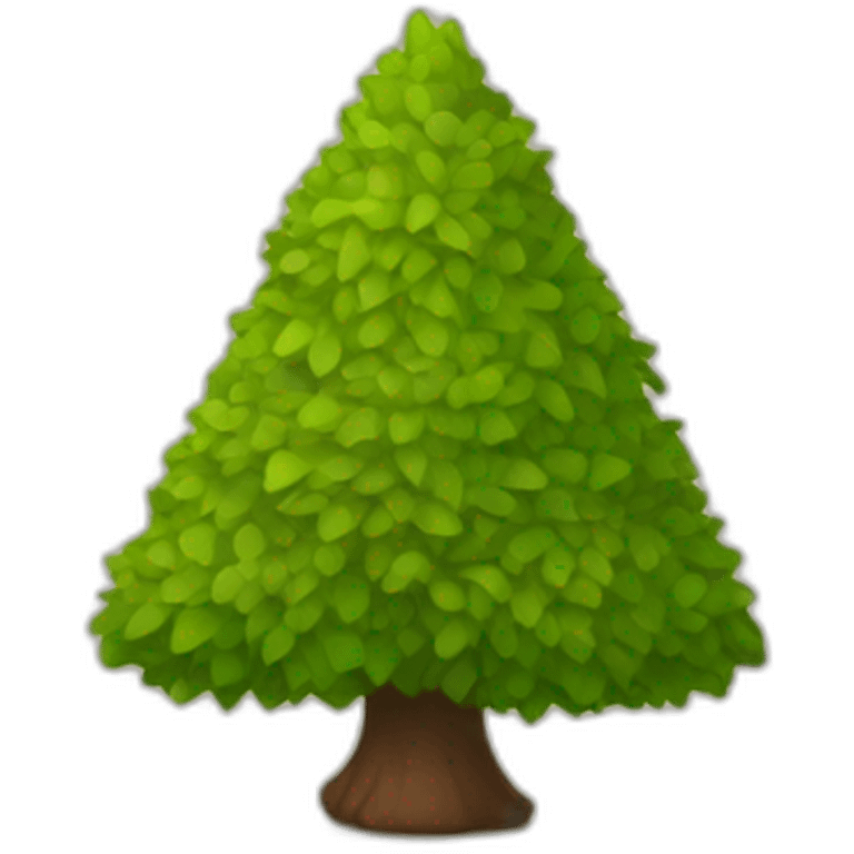 a little Triangle tree emoji