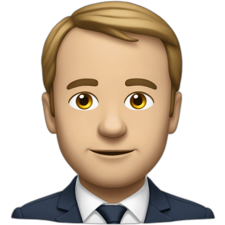 Macron sur un âne emoji