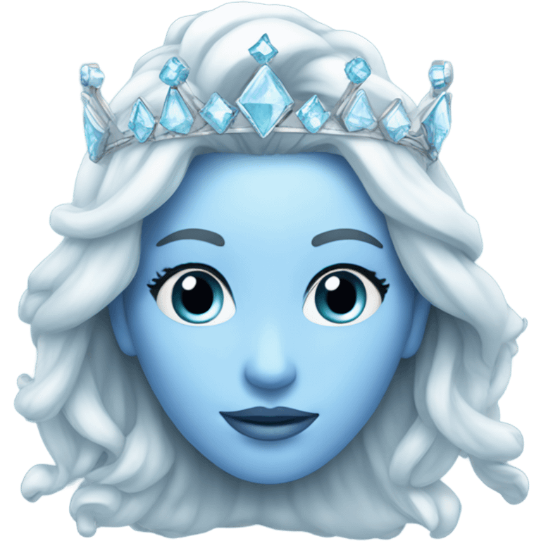 ice queen crown emoji