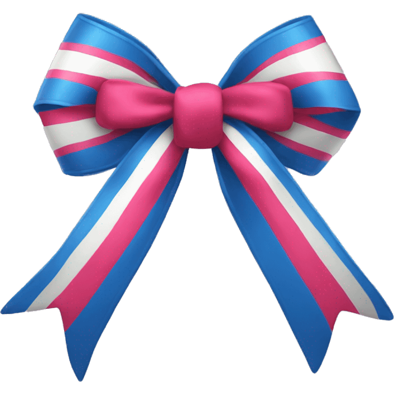 Cheerleading bow emoji