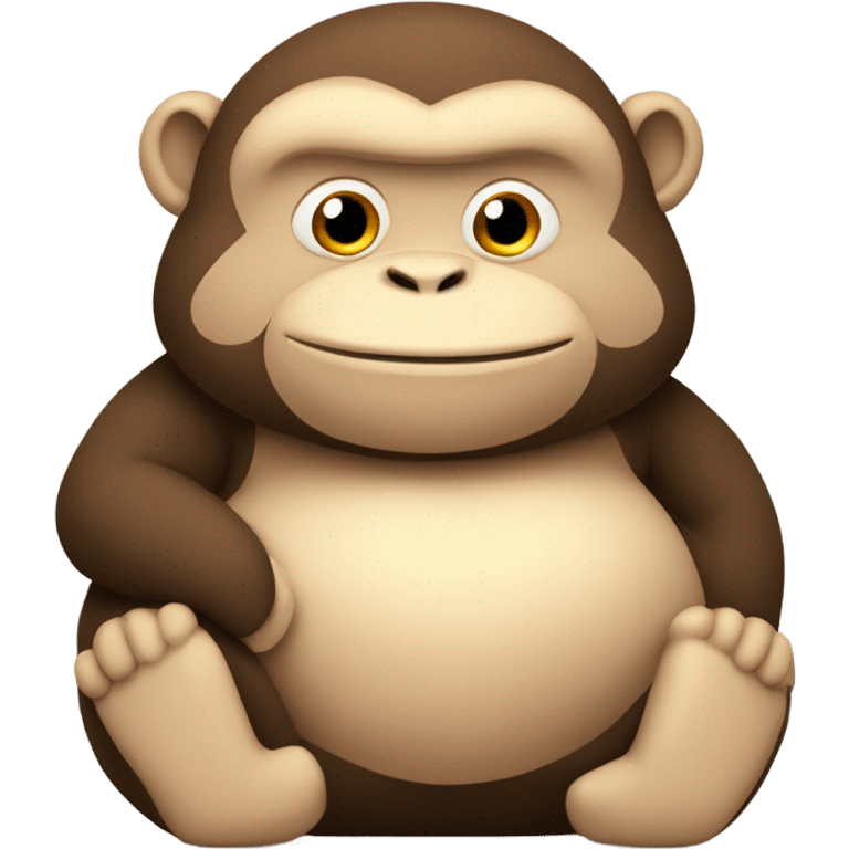 fat monkey emoji