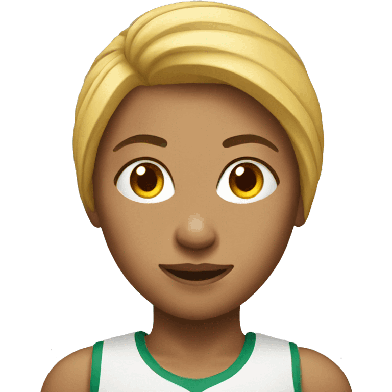 Athletic female figure emoji