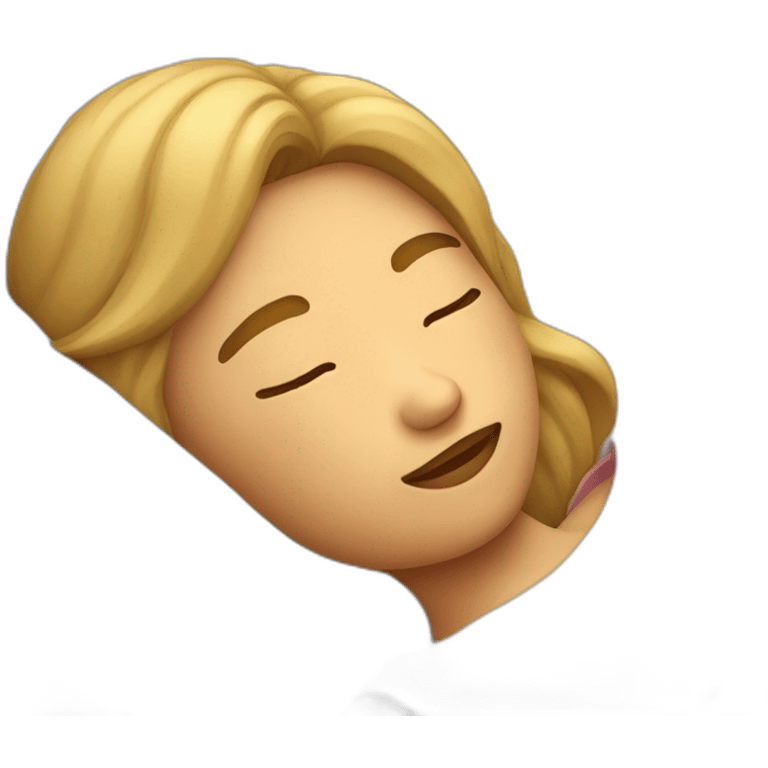 Fille qui dort emoji