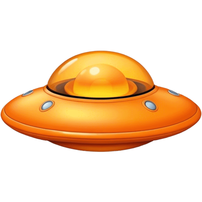 orange ufo cuto  emoji