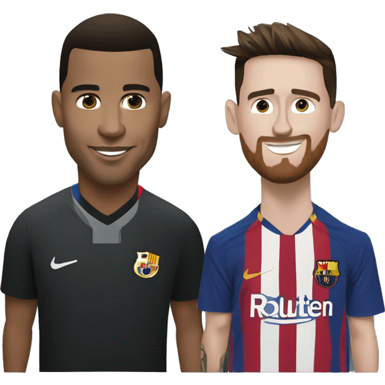 ronaldo and messi emoji