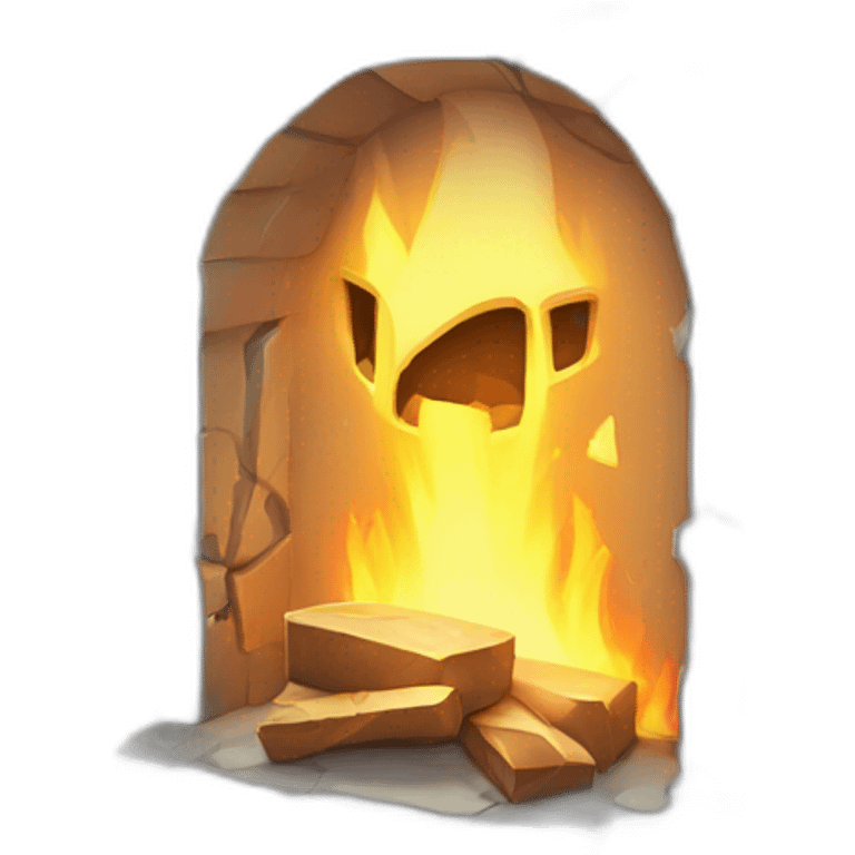 broken furnace tombstone emoji