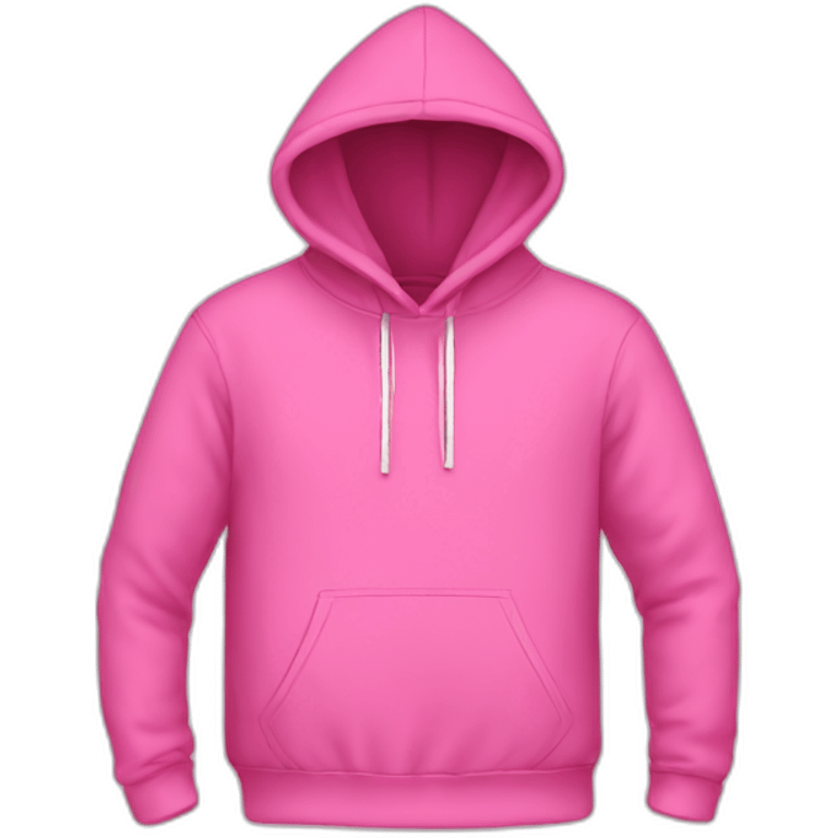 Hoodie pink emoji