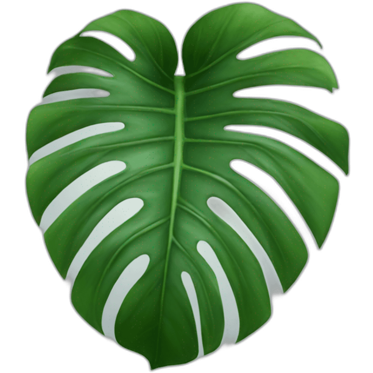 monstera leaf emoji