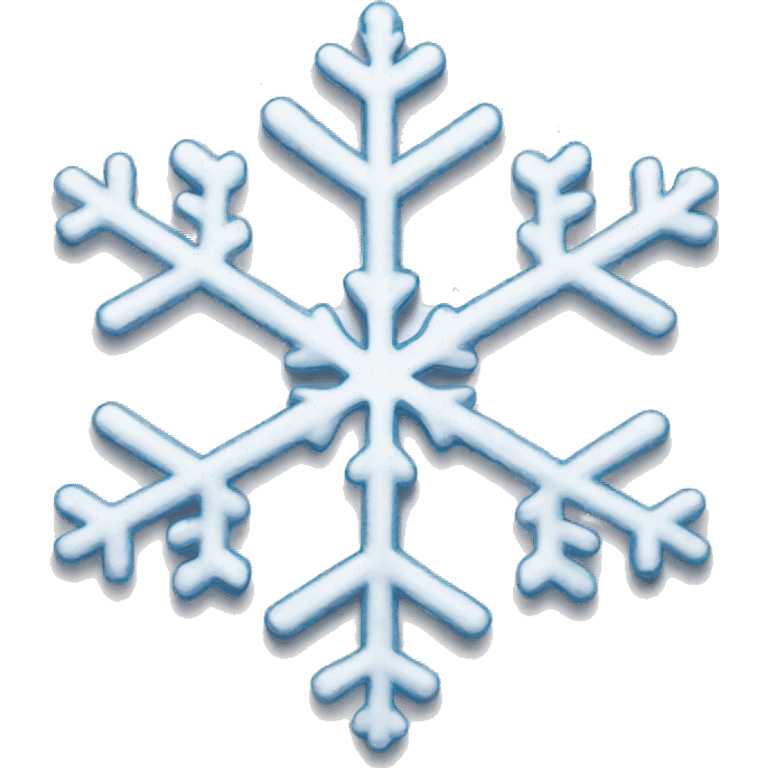 christmas snowflake emoji