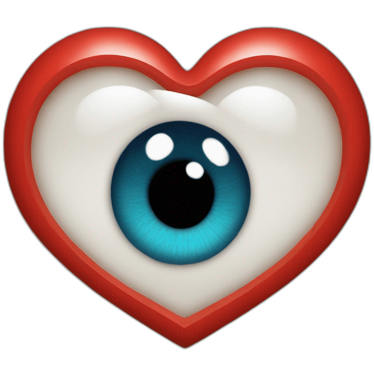 Heart evil eye  emoji