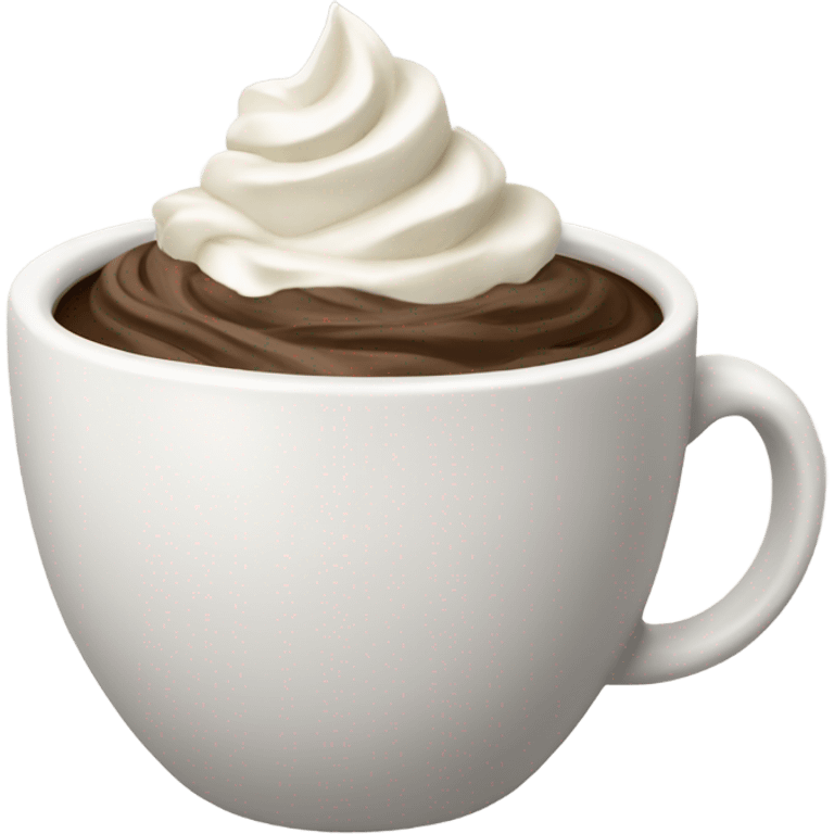 Coffee with whipped cream  emoji