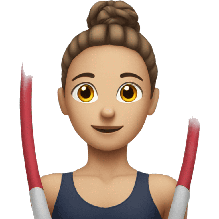 Gymnast on rings emoji