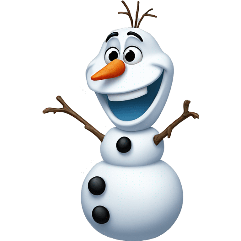 Olaf the snowman emoji