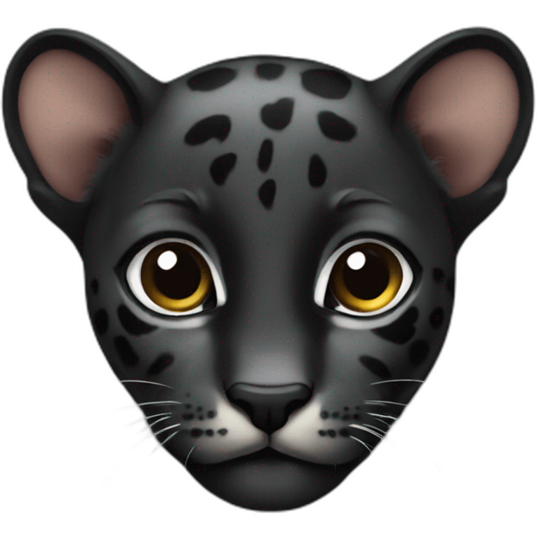 baby animal panther emoji