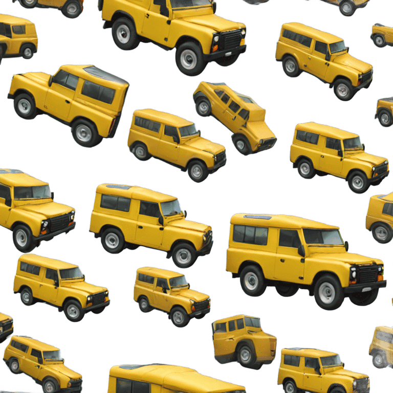 Land rover  emoji