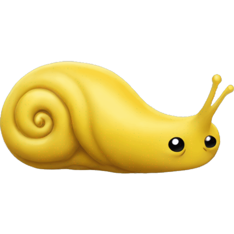 Yellow slug emoji